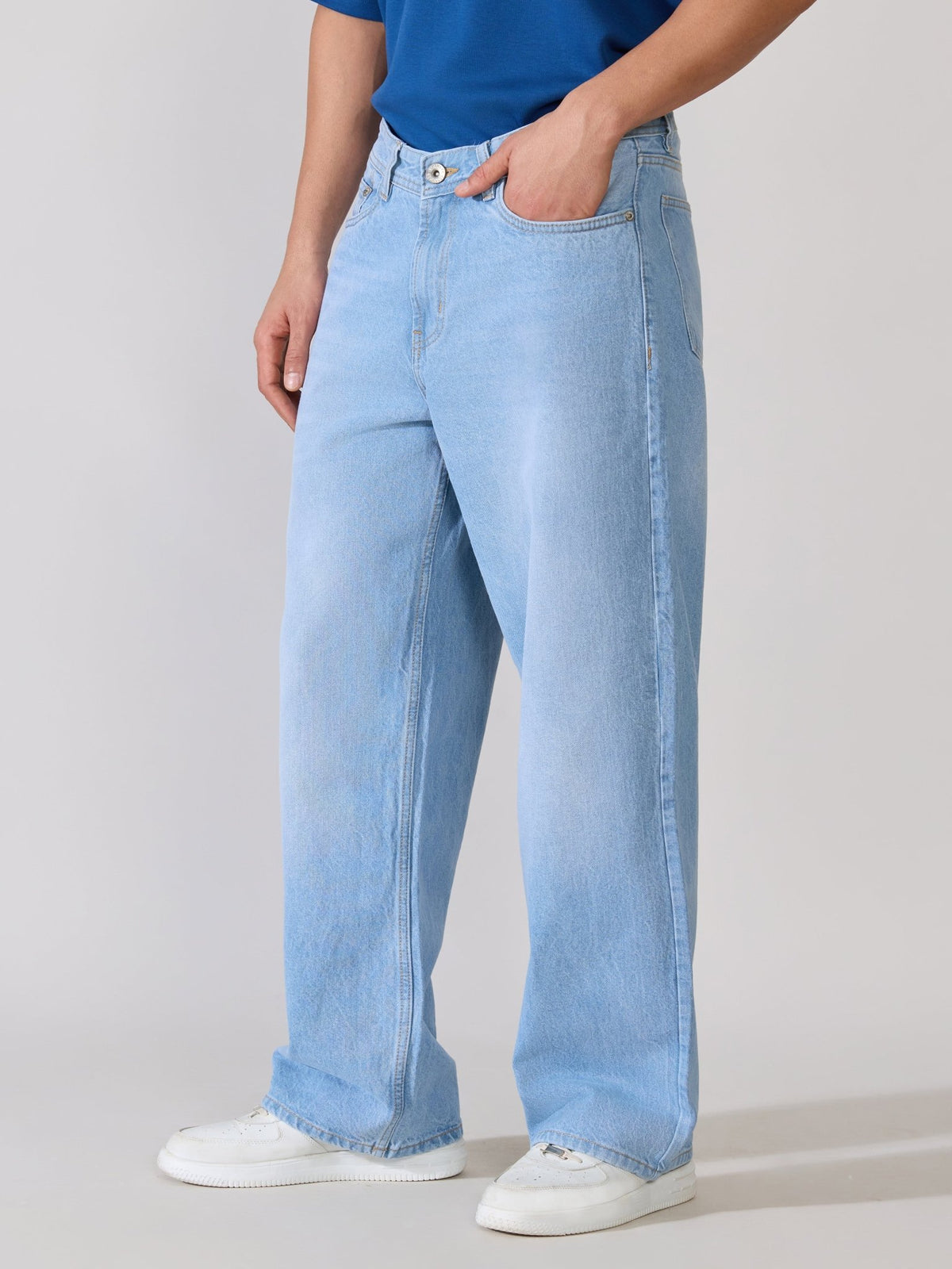 Modoin - Wide Jeans - Blue - Espanshe