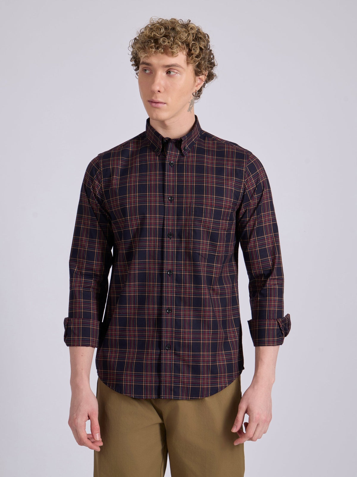 Quint - Check Shirt - Red - Espanshe
