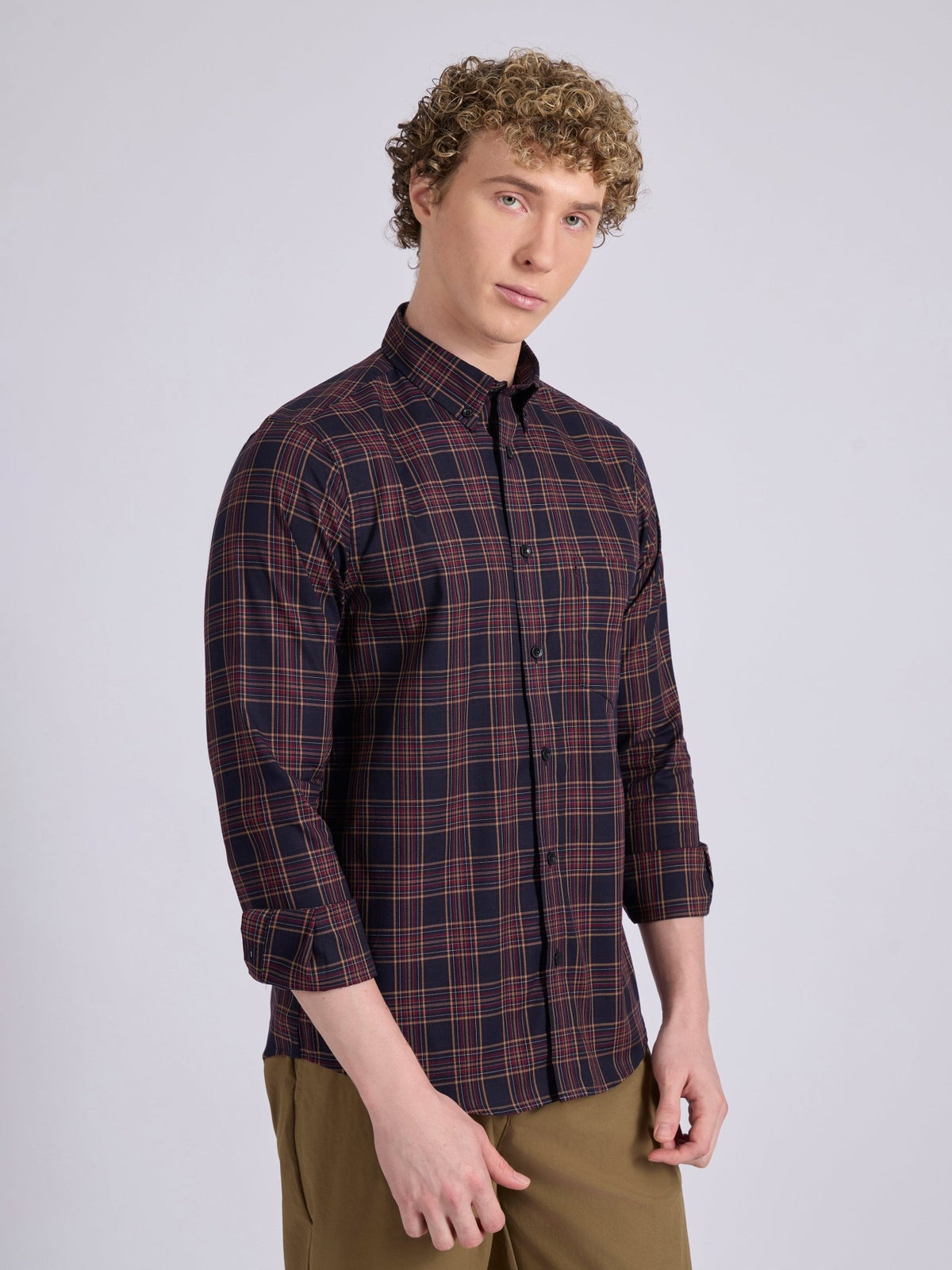Quint - Check Shirt - Red - Espanshe