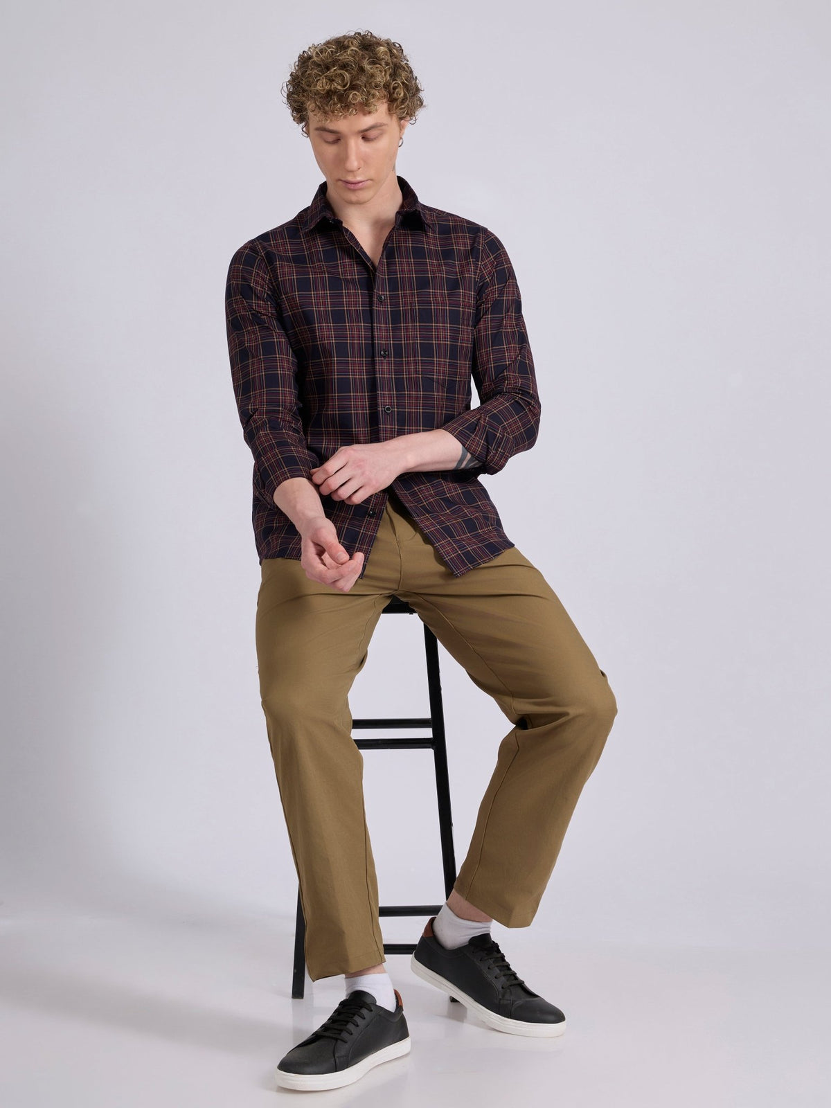 Quint - Check Shirt - Red - Espanshe