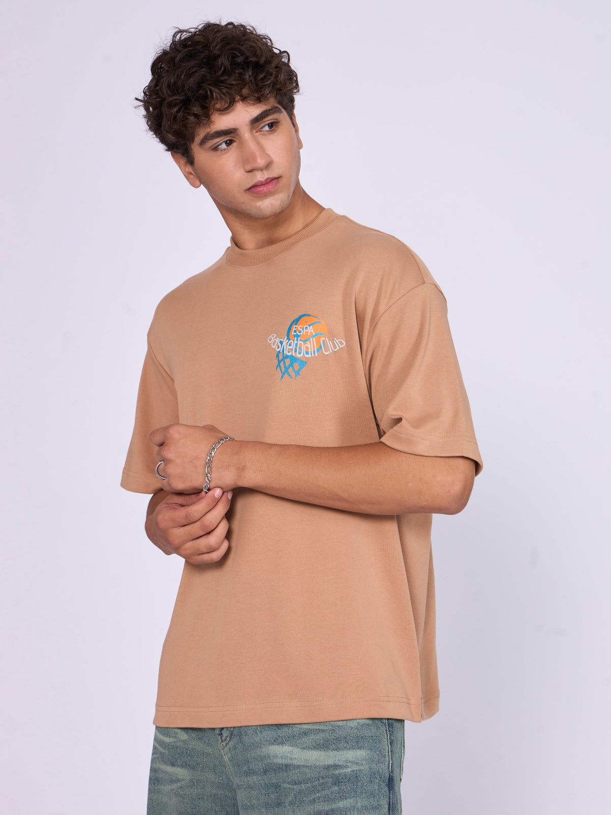 Moovin - ESPA Basketball Club Graphic T-Shirt - Brown - Espanshe