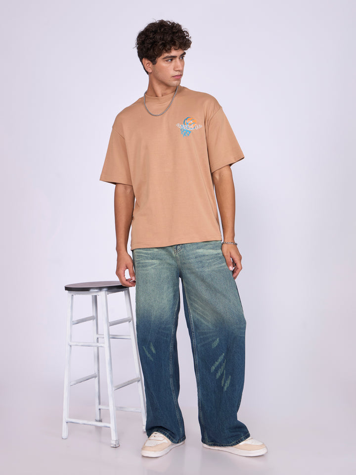 Men's Graphic T-Shirt in brown