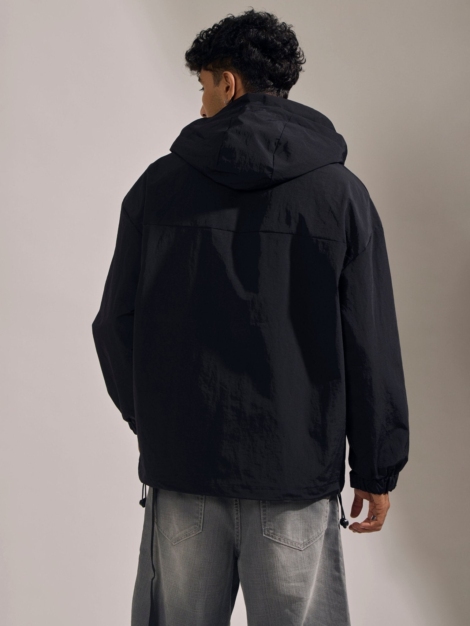 Quiterie - Hooded Jacket - Black - Espanshe