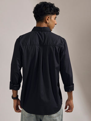 men's black full sleeve solid shirt with premium quality cotton
Men's outfit for every occassion