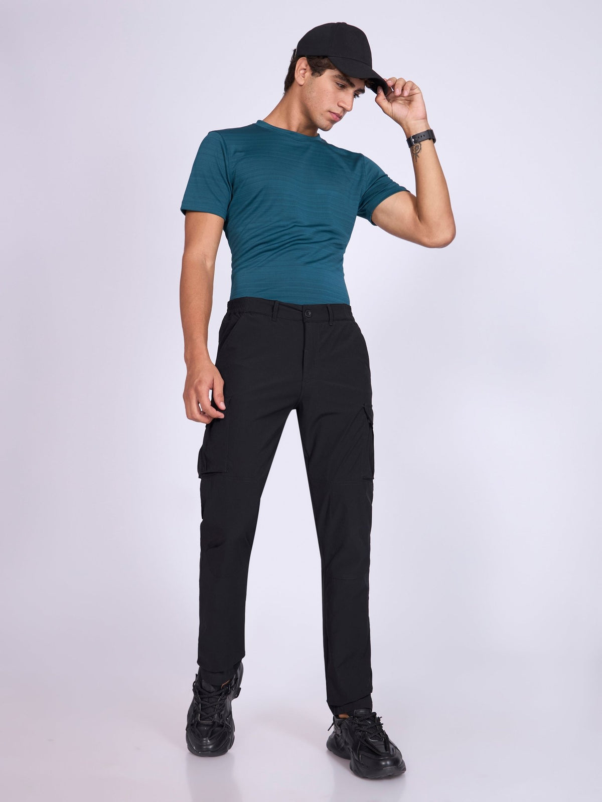 Jara - Cargo Pant - Black - Espanshe