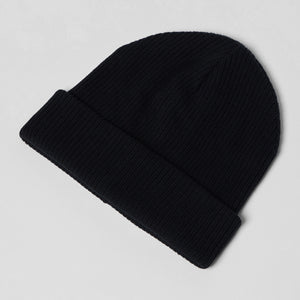 Men's Knitted Beanie in Black