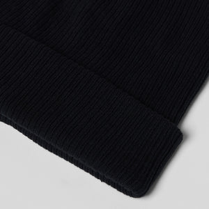 Men's Knitted Beanie in Black
