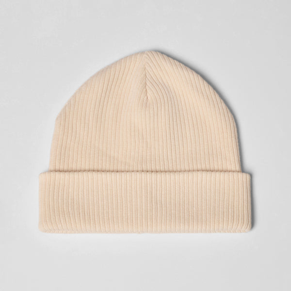 Rustic - Knitted Beanie - Cream