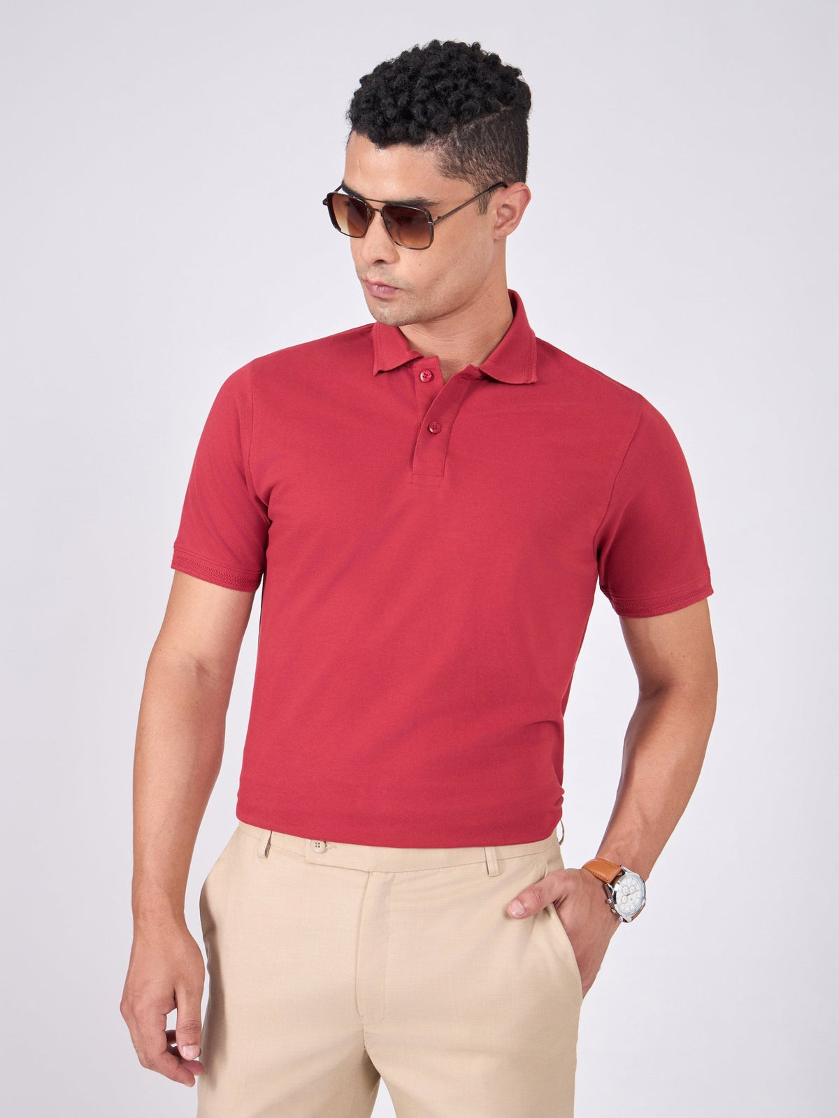 Norwell - Polo T-Shirt - Robust Red - Espanshe