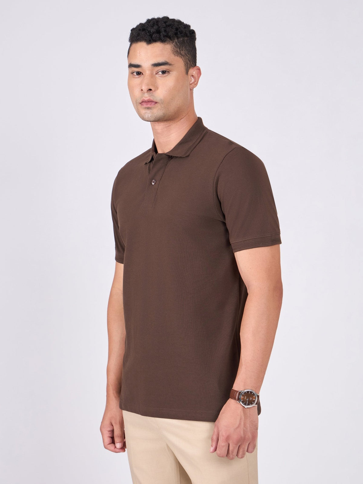 Norwell - Polo T-Shirt - Dark Coffee - Espanshe