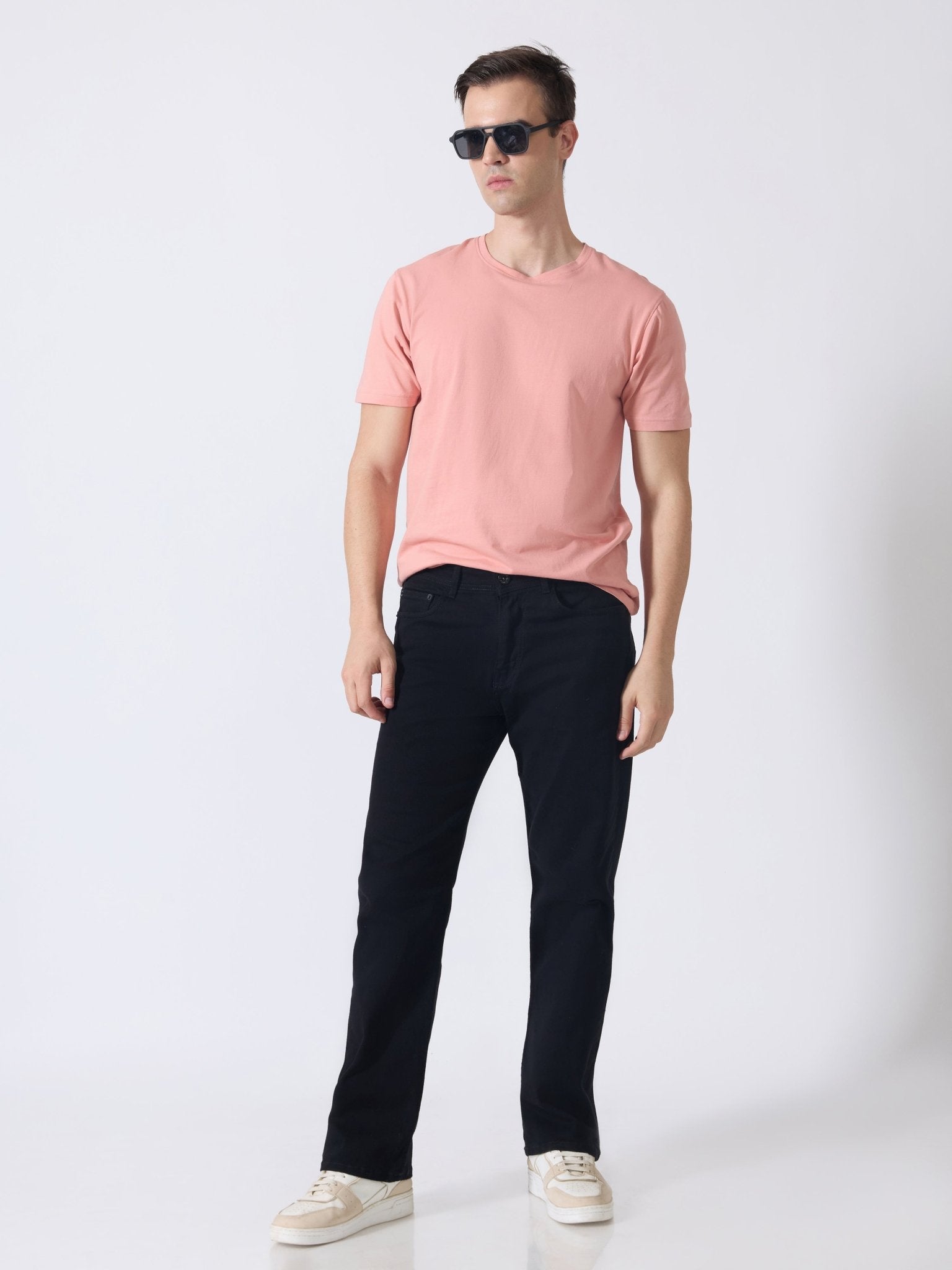 Acane - Straight Fit Jeans - Black - Espanshe