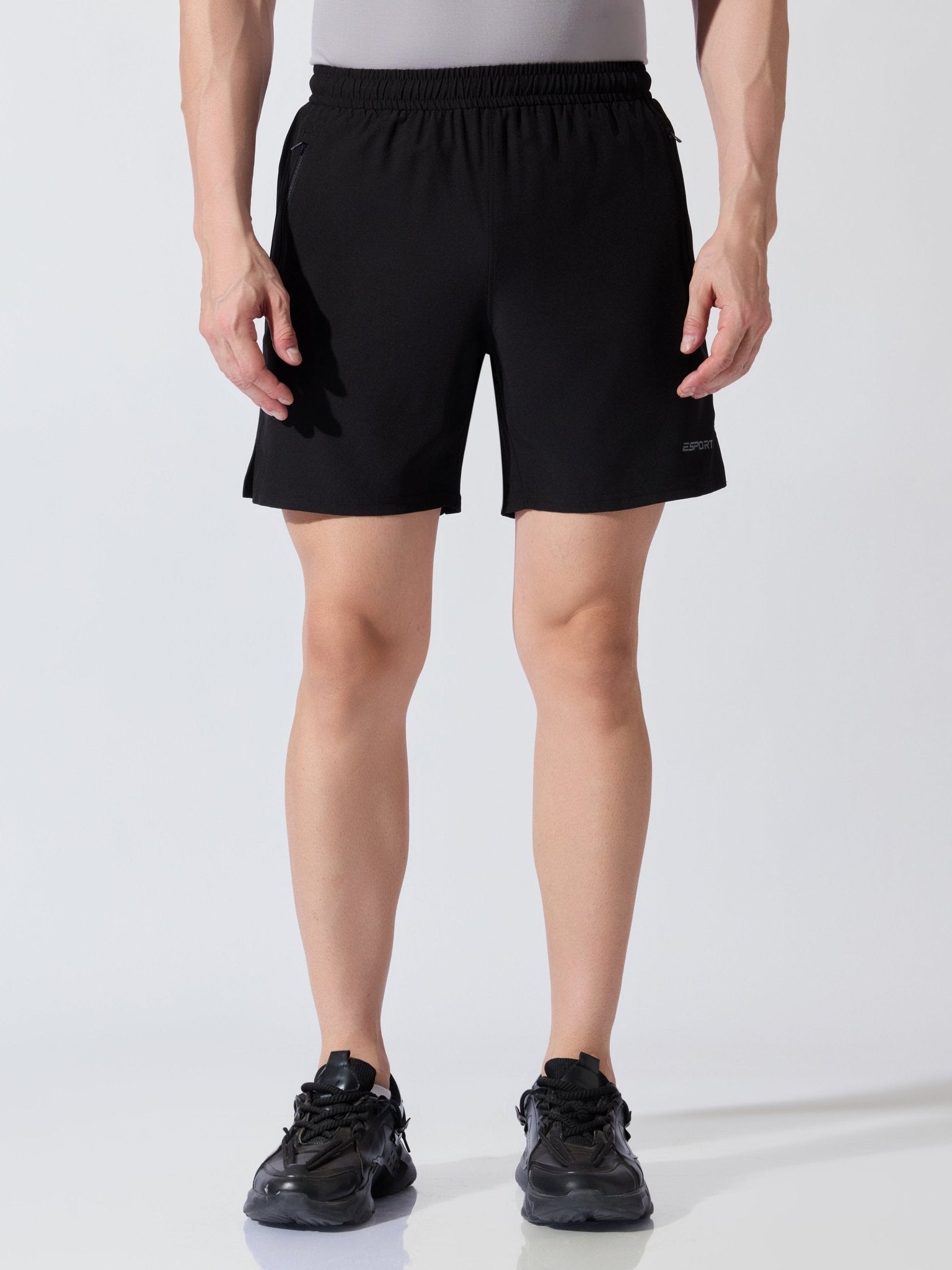 Core - Black NS Sports Shorts - Espanshe