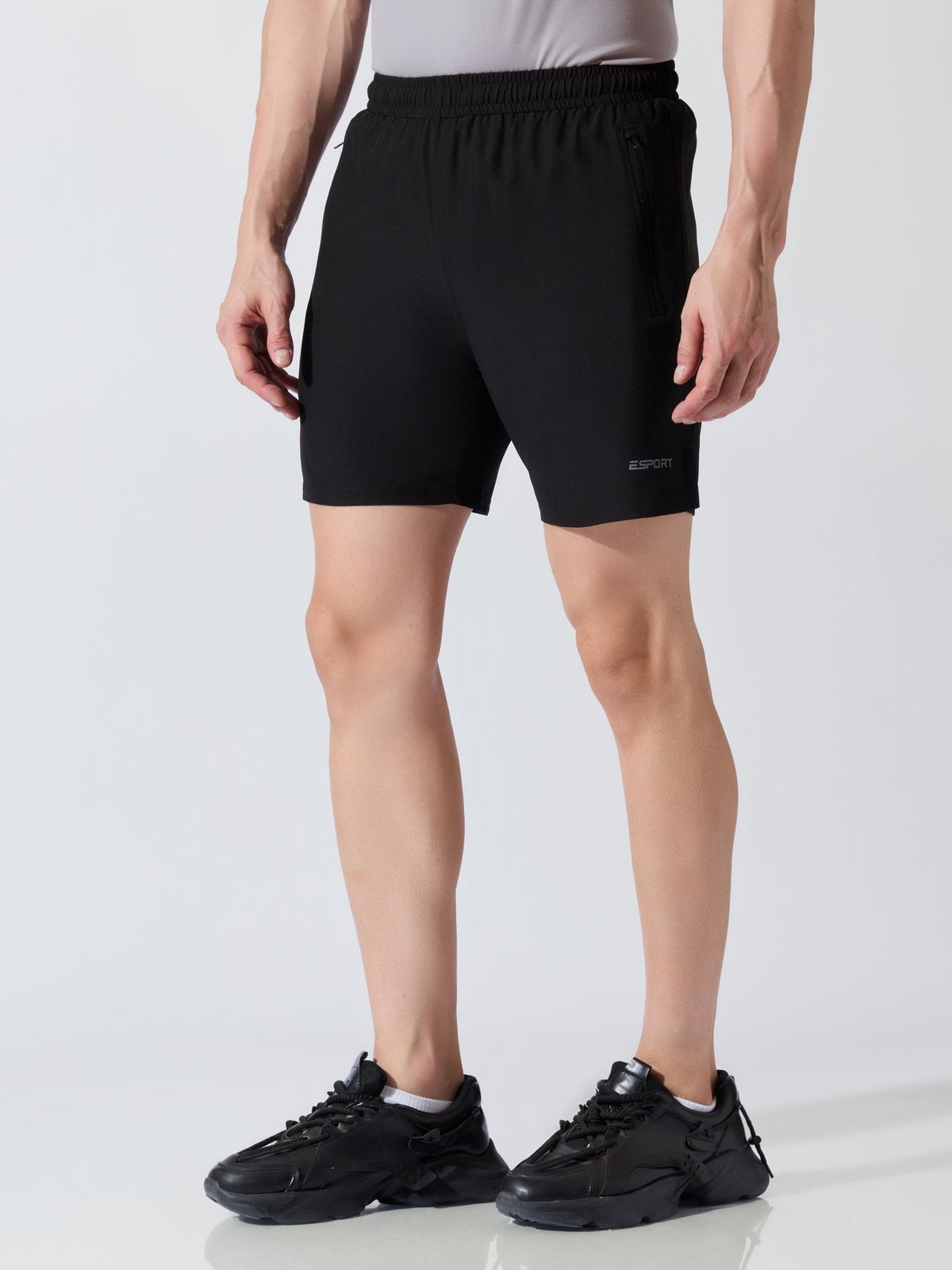 Core - Black NS Sports Shorts - Espanshe