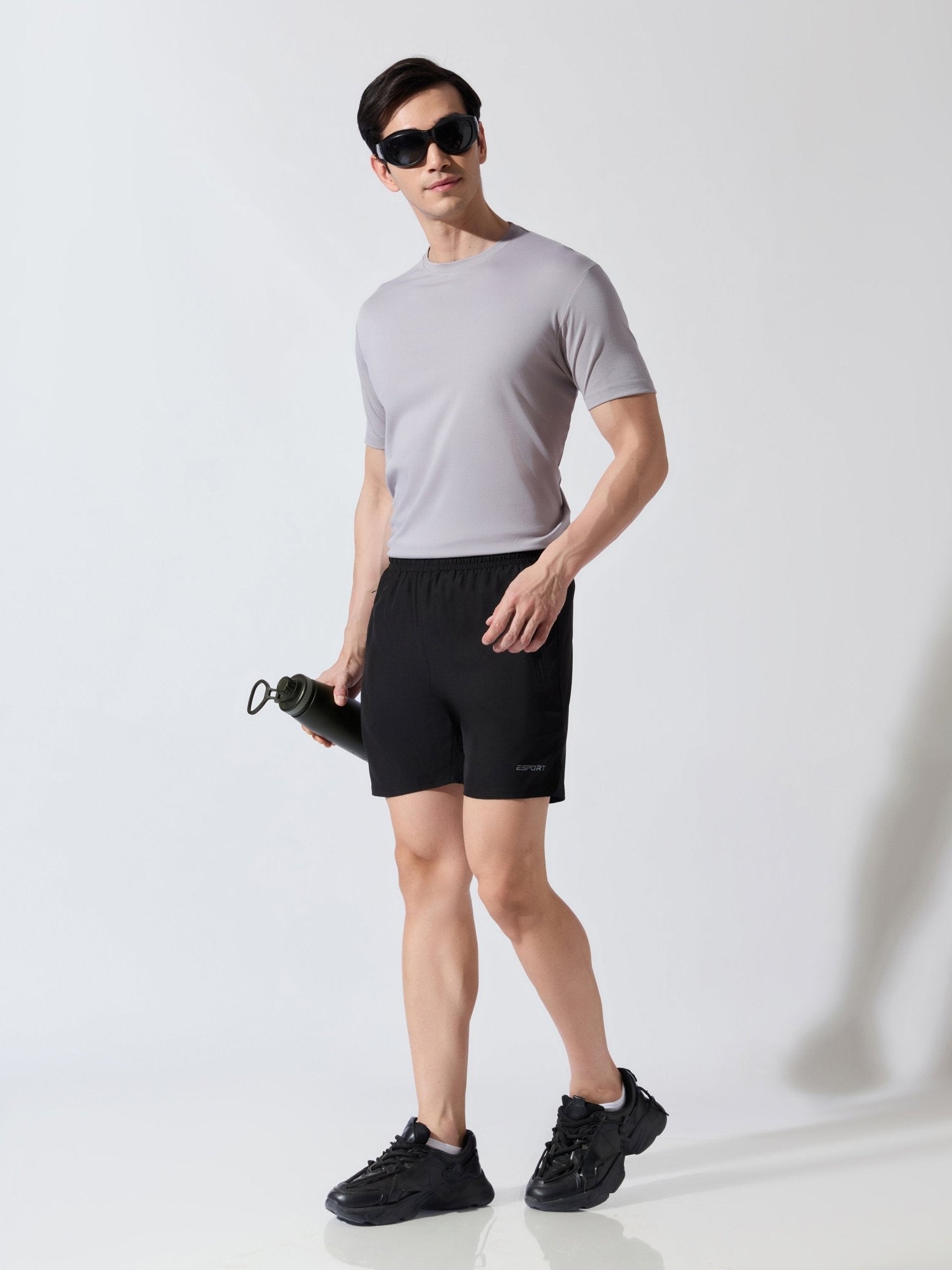 Core - Black NS Sports Shorts - Espanshe