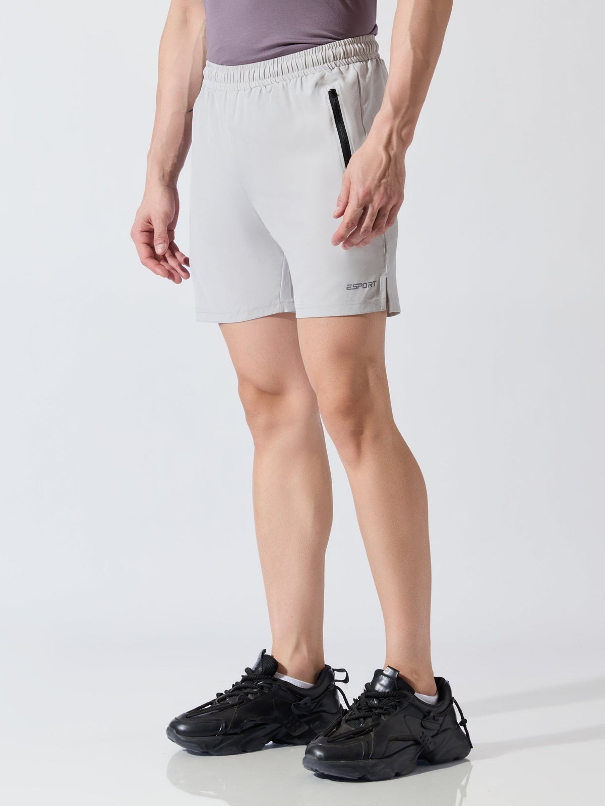 Core - Light Grey NS Sports Shorts - Espanshe