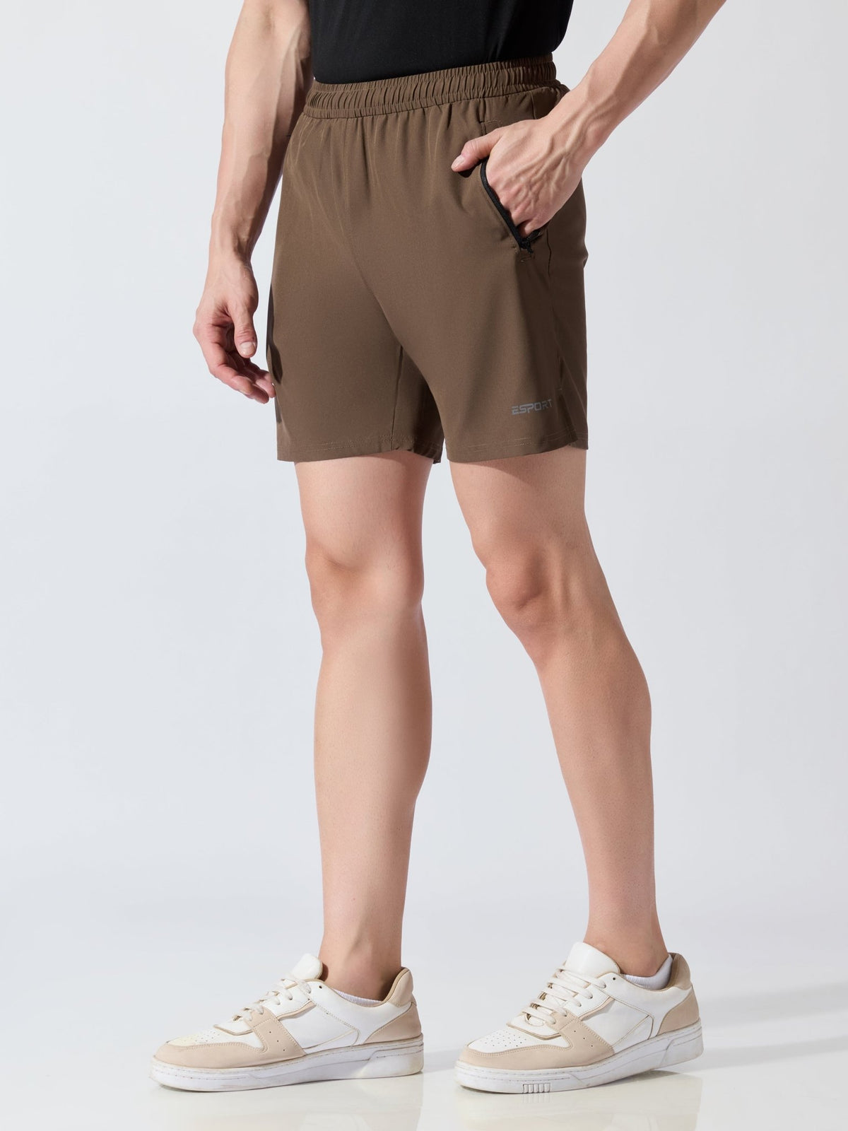 Core - Brown NS Sports Shorts - Espanshe