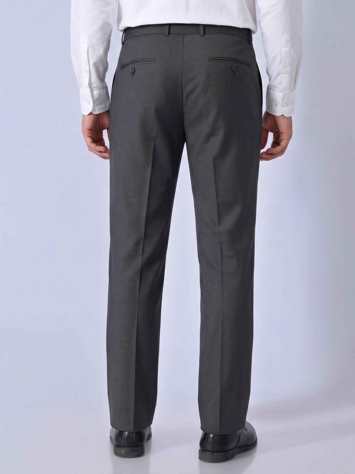 Dora - Straight Fit Gurkha Pant - Iron Grey - Espanshe