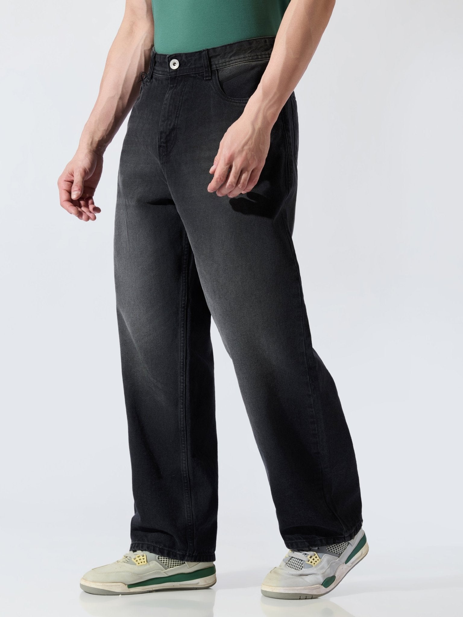 Doro - Relaxed Fit Jeans - Black Shade - Espanshe
