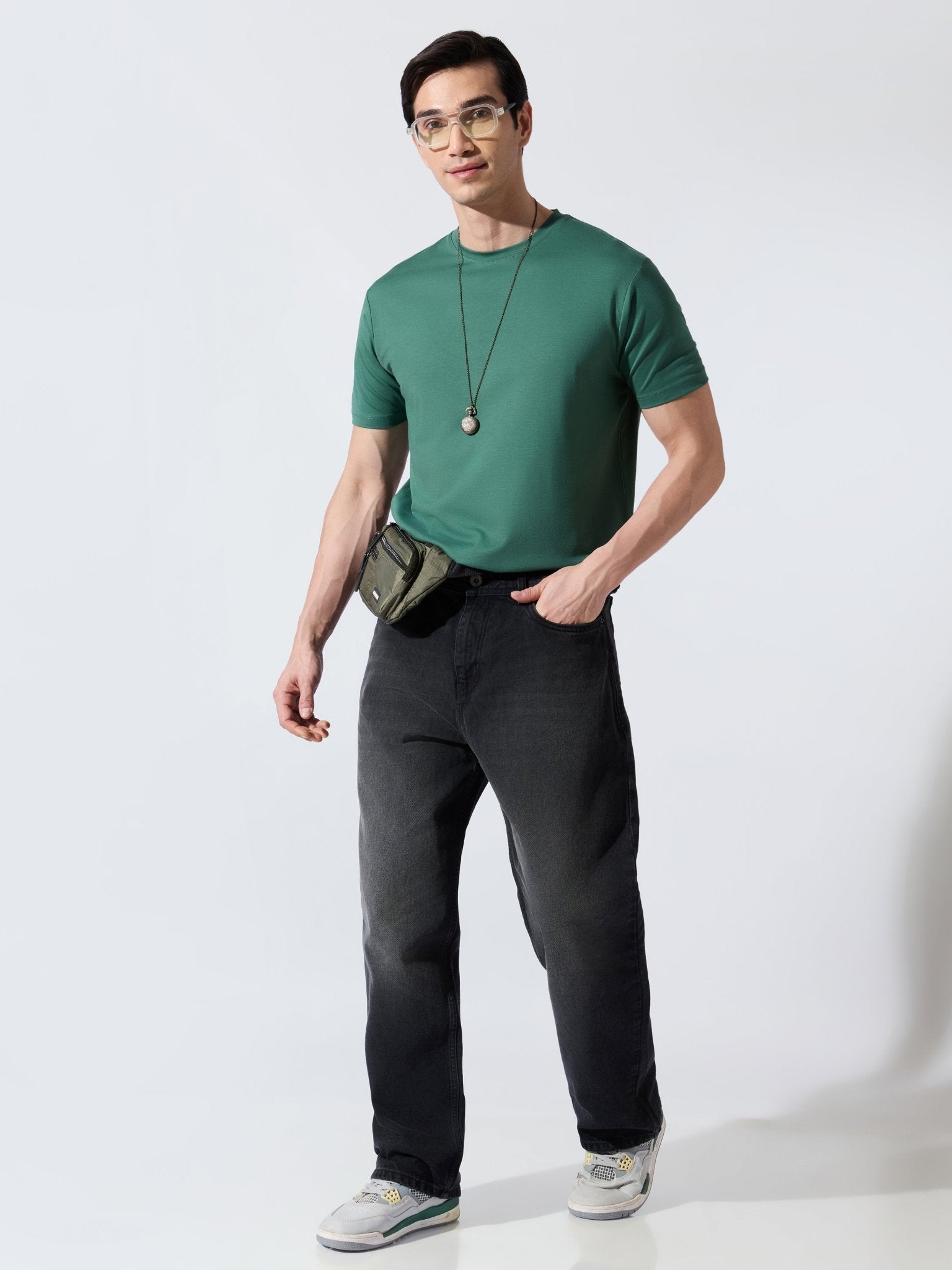 Doro - Relaxed Fit Jeans - Black Shade - Espanshe