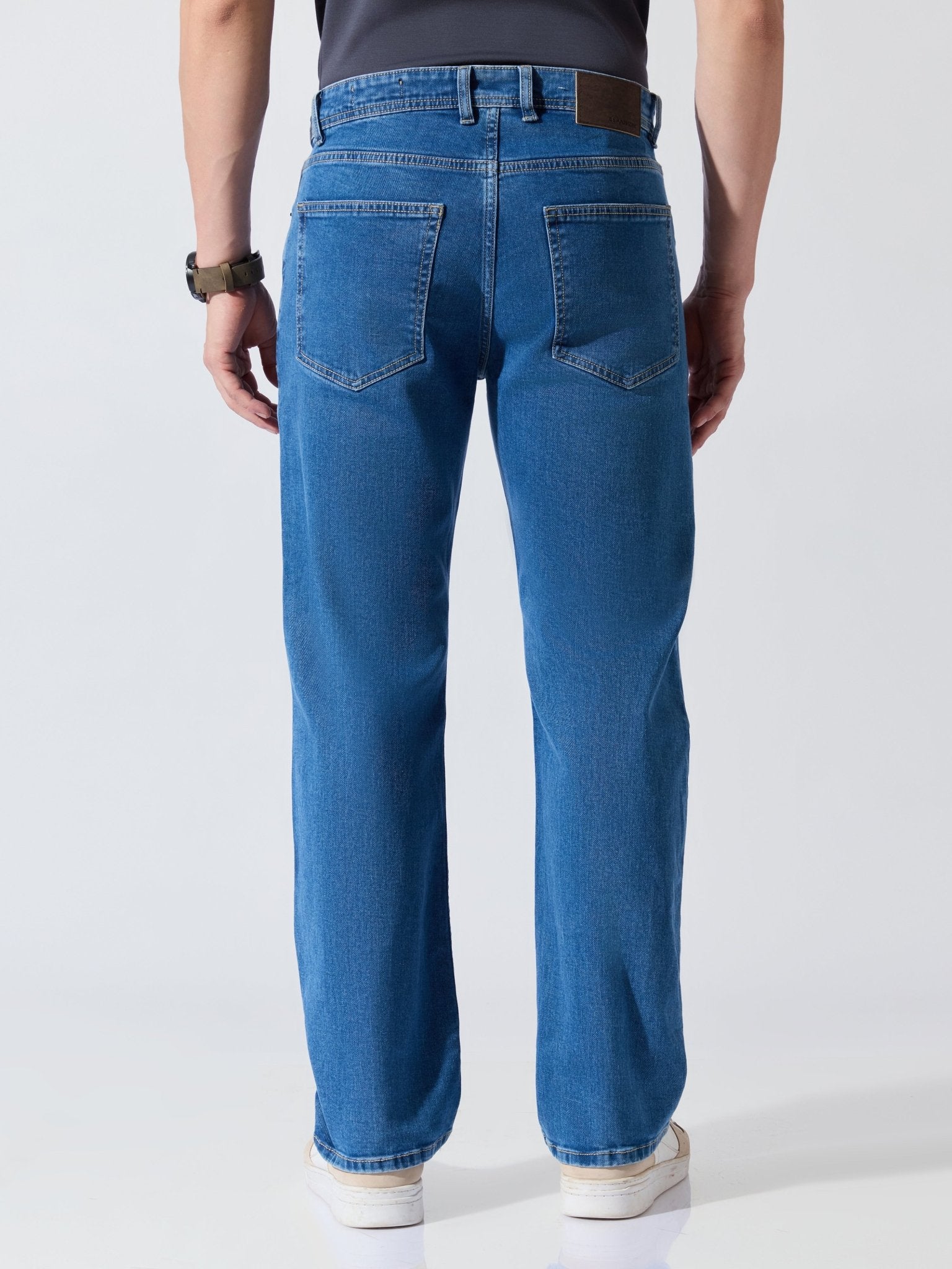 Toy - Straight Fit Jeans - Blue - Espanshe