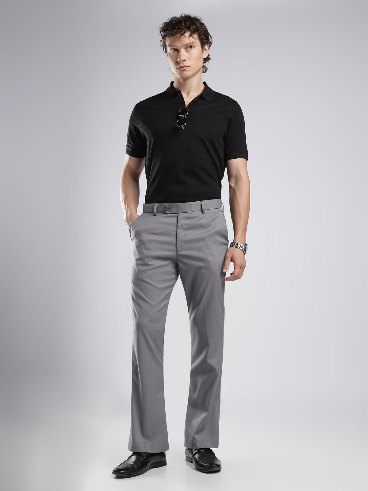 Wee 2.0 - Bootcut Formal Pant - Slate Grey