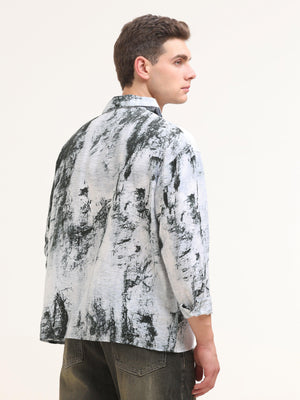 Tar Baggy Printed Shirt- Green - Espanshe
baggy shirt for men
printed baggy shirt for men