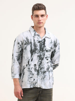 Tar Baggy Printed Shirt- Green - Espanshe
baggy shirt for men
printed baggy shirt for men