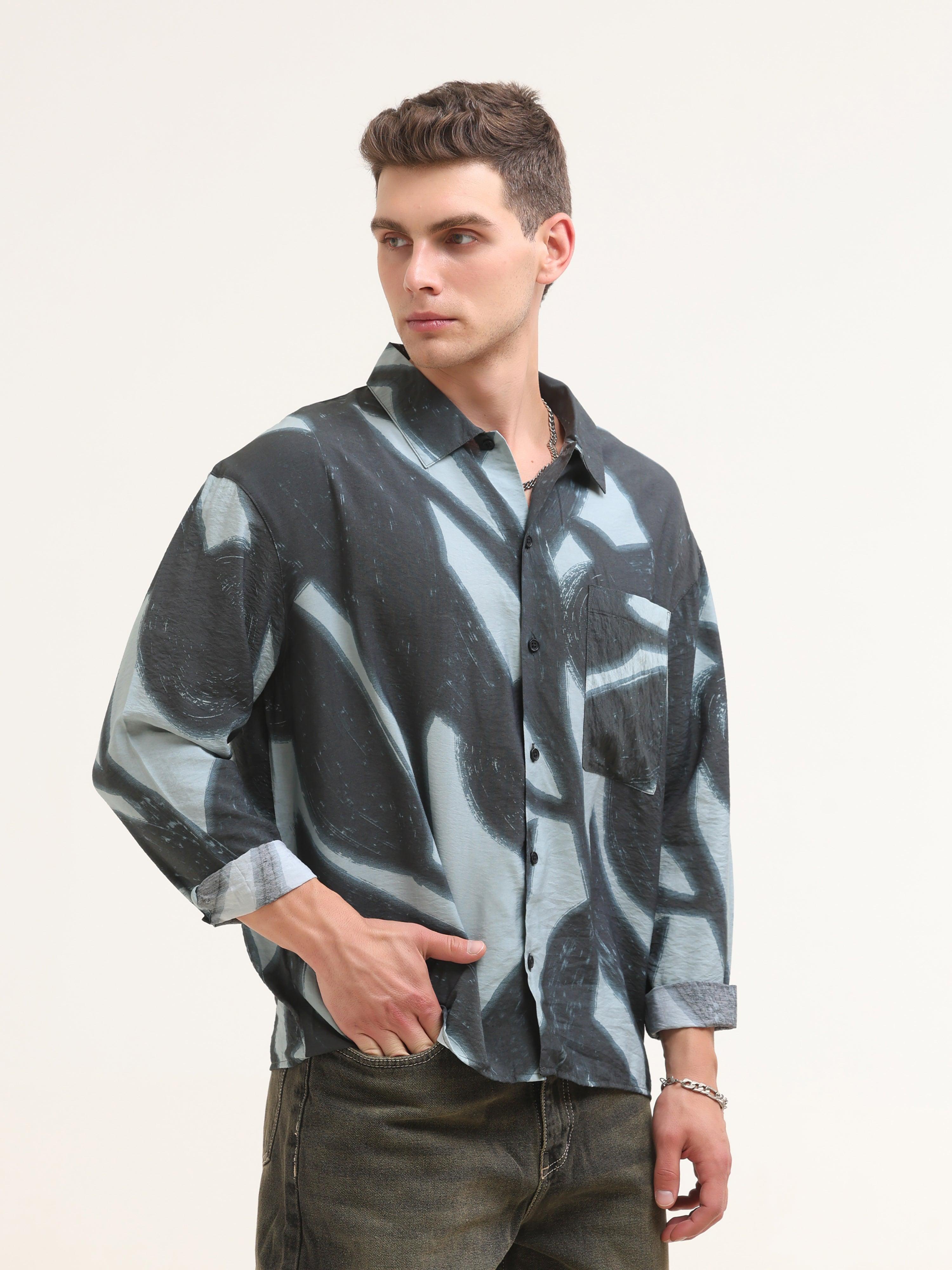 baggy shirt for men
printed baggy shirt for men