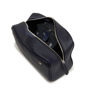 men's Minimalistic Leather Bag - violet
