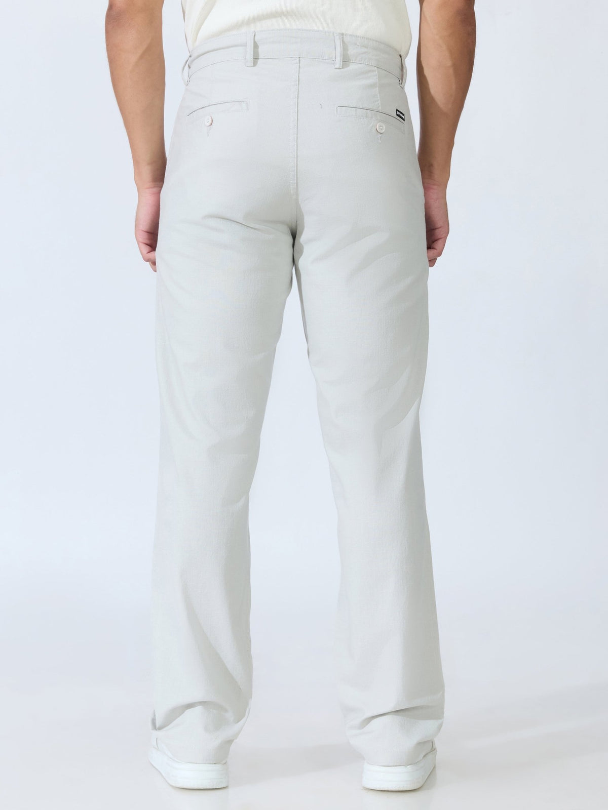 Bliss - Comfort Fit Cotton Pant - Grey - Espanshe