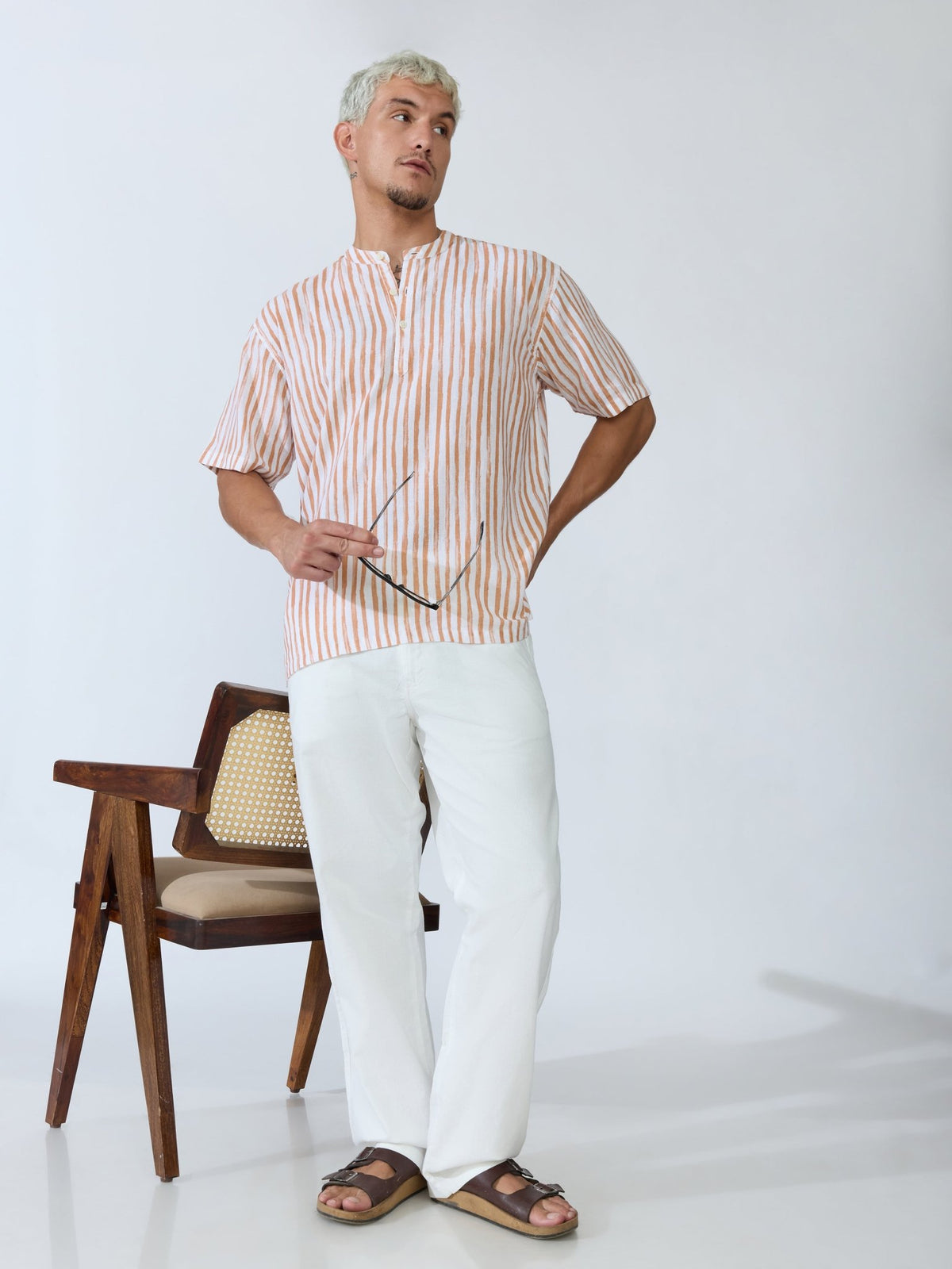 Bliss - Comfort Fit Cotton Pant - White - Espanshe