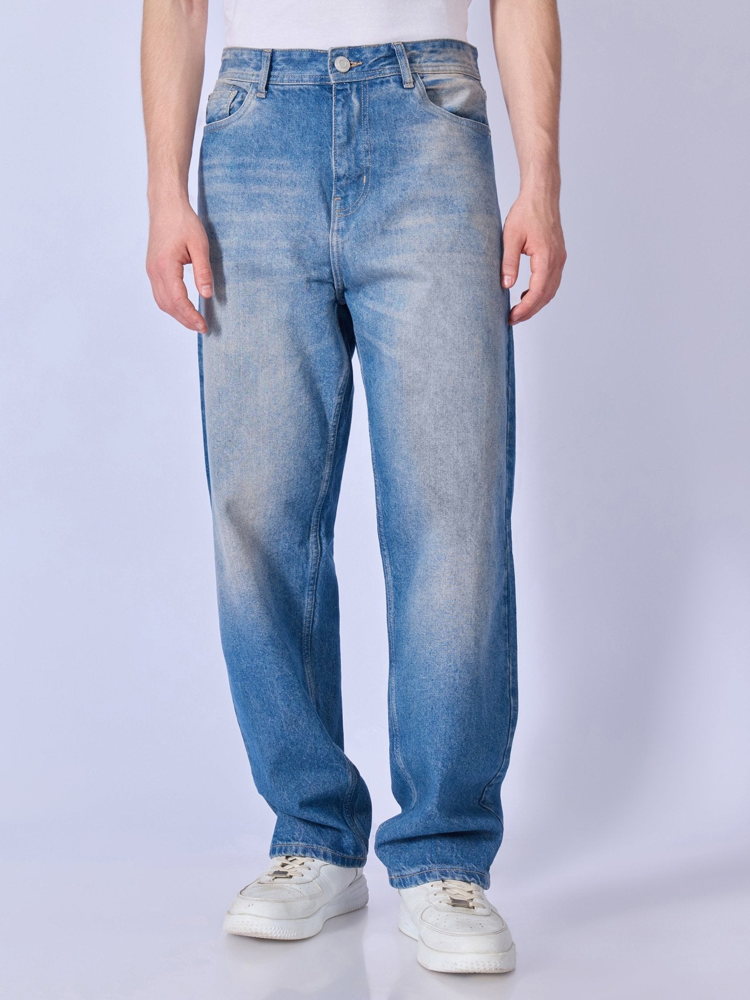Brass - Relaxed Fit Jeans - Blue - Espanshe