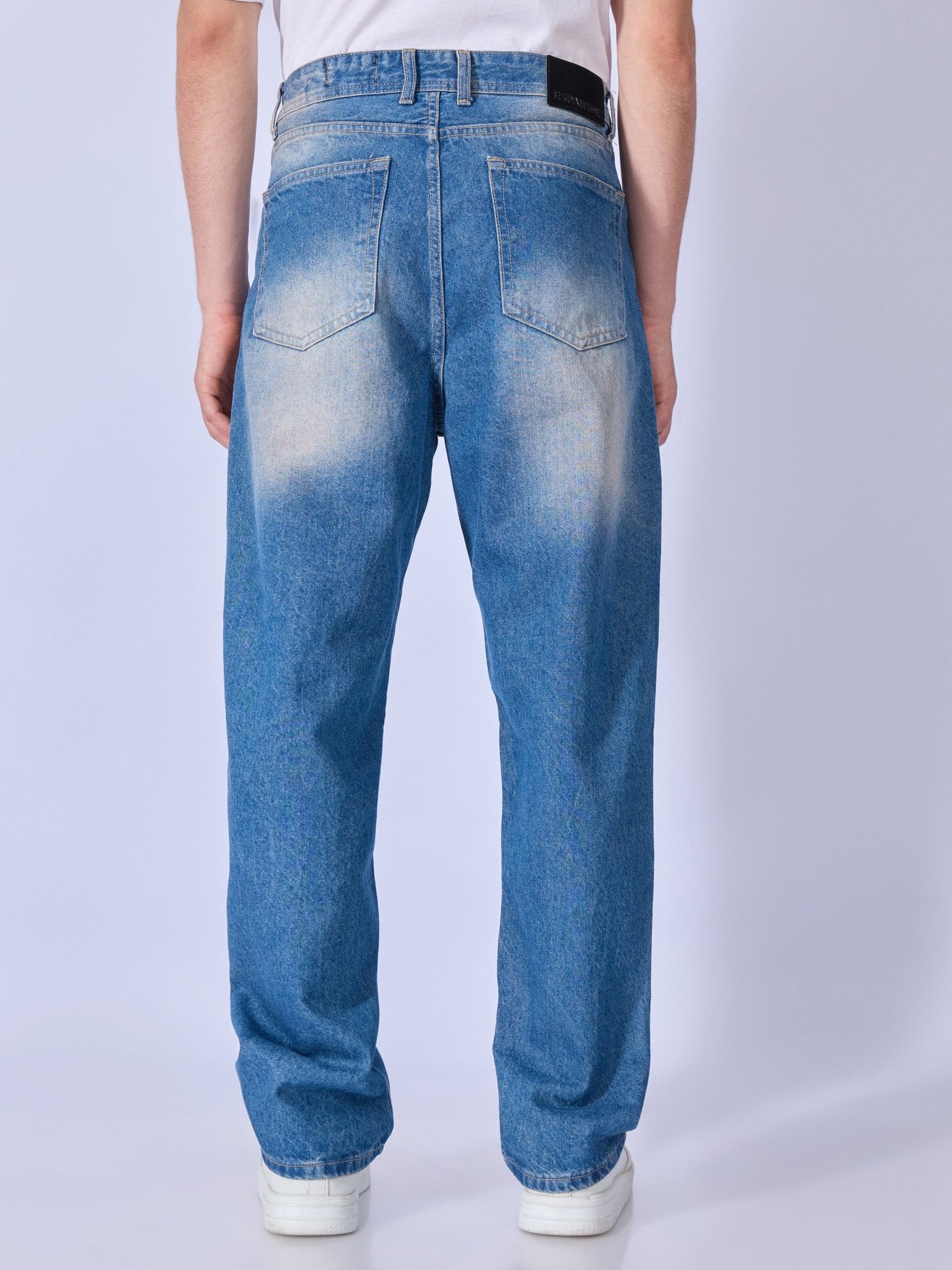 Brass - Relaxed Fit Jeans - Blue - Espanshe