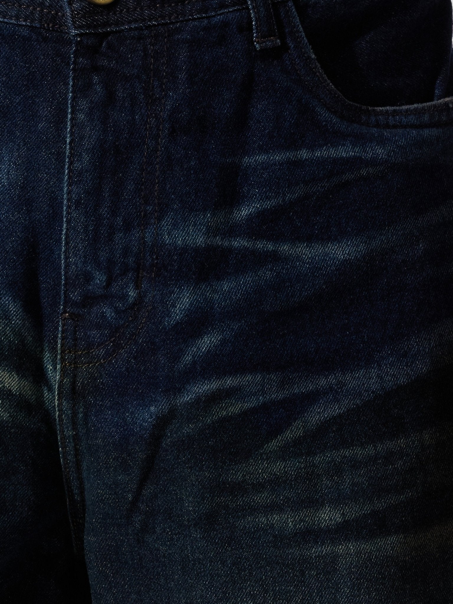Holy - Relaxed Fit Jeans - Dark Blue - Espanshe