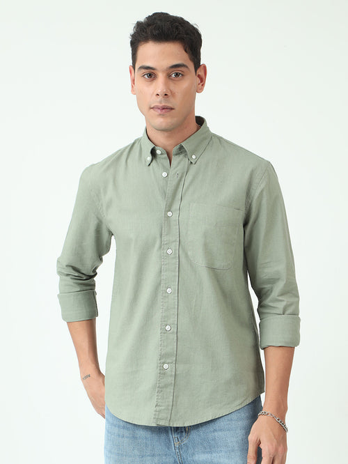 Blue Premium Linen Shirt in India