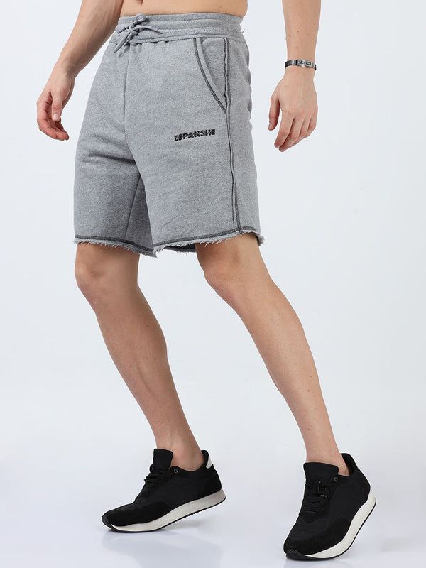 Light Gray Shorts With Two Pocket