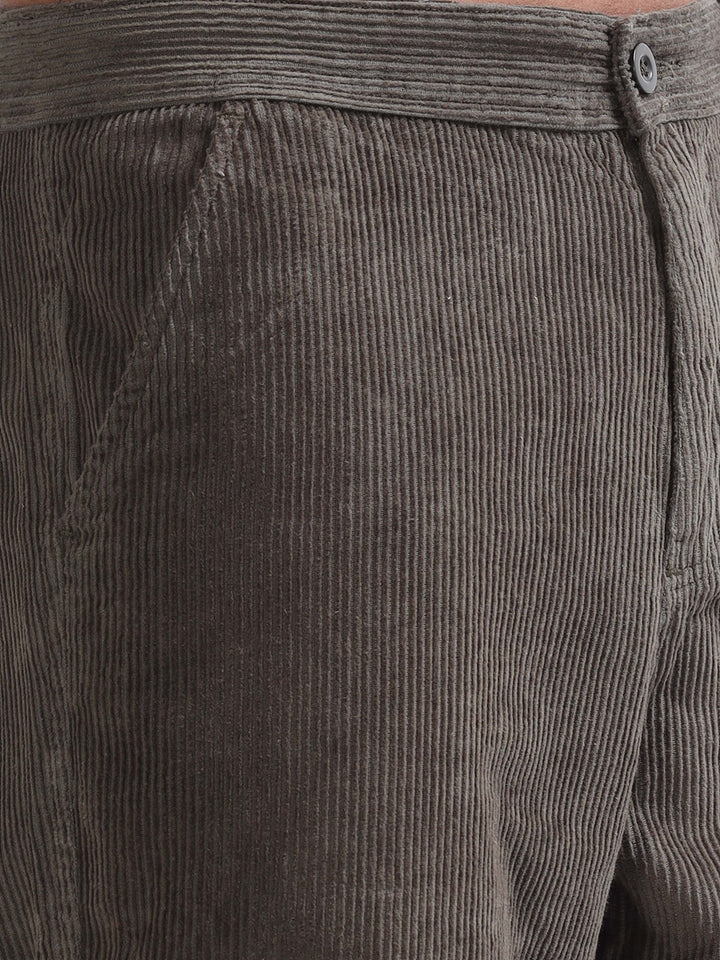 Men's Grey Corduroy Pant