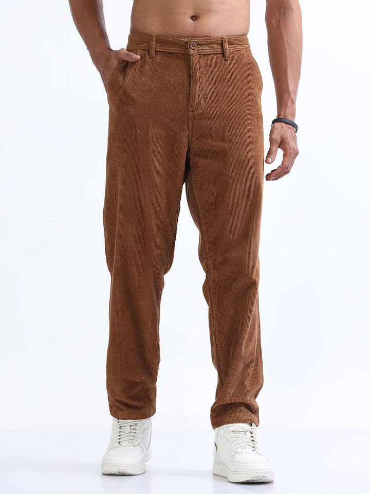 Trending Men's Brown Corduroy Pant