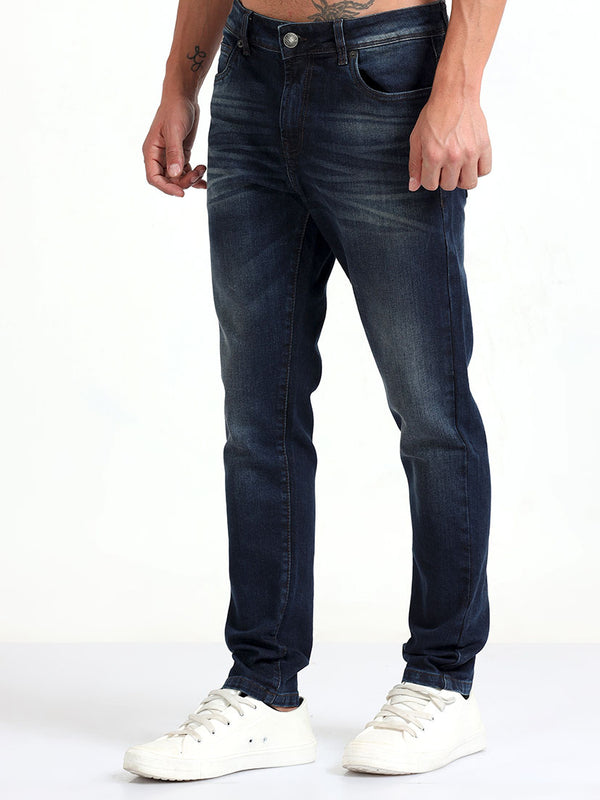 Men's Midnight Blue Shade Skinny Jeans