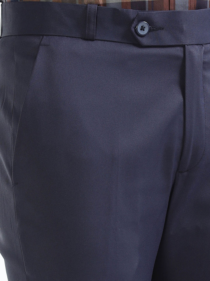 Men's Premium Two-Way Navy-Blue Formal Pant