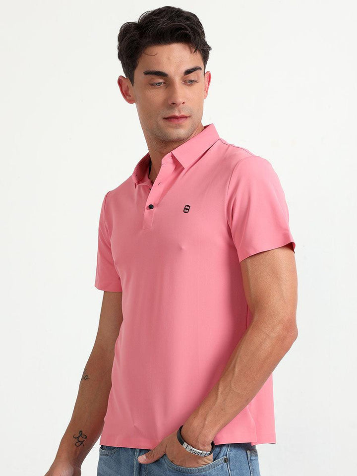 Polo T-Shirt - Pink - Espanshe