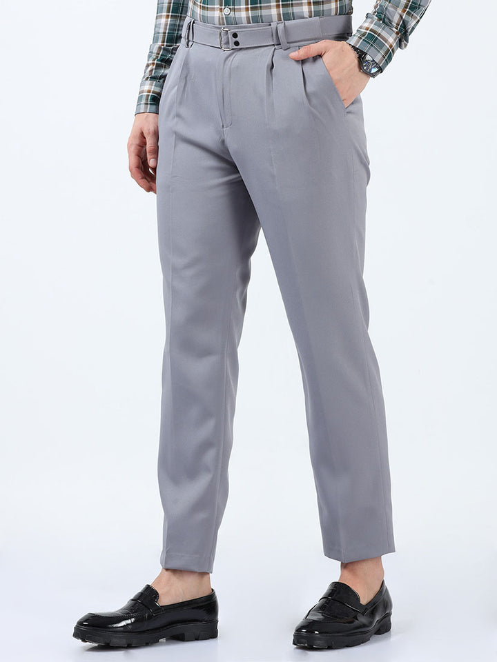 Manatee Premium Two-Way Beltless Formal Pant For Men's