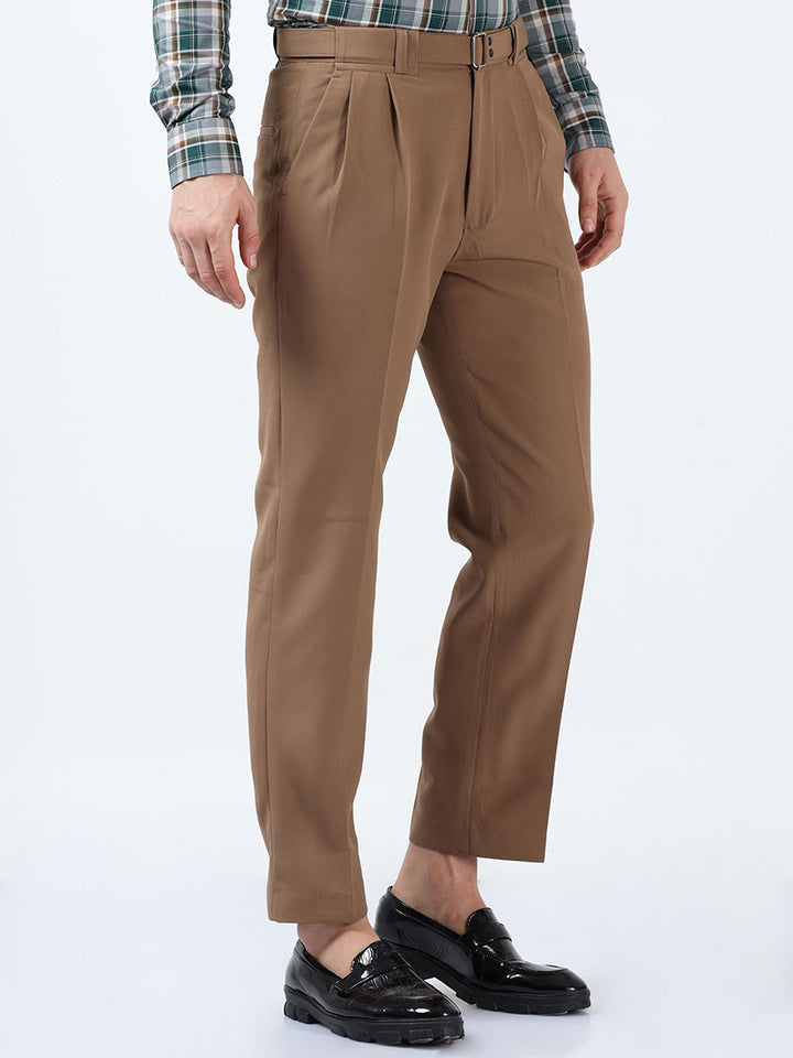 Beaver Premium Two-Way Beltless Formal Pant For Men's