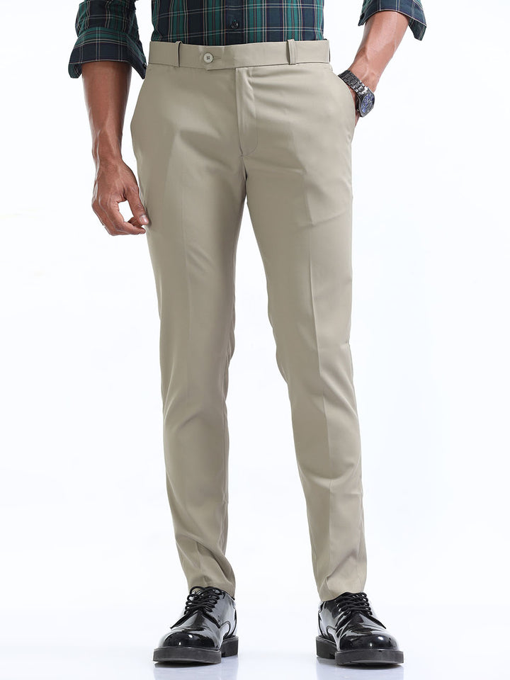 Men's Premium Two-Way Gray-Olive Formal Pant