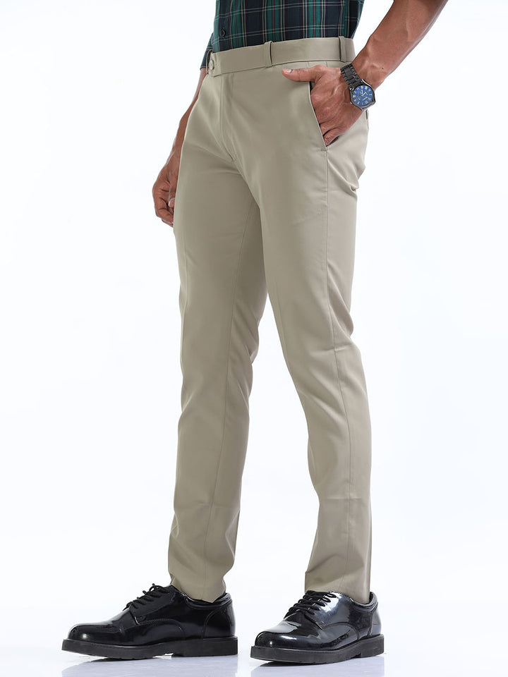 Premium Two-Way Gray-Olive Formal Pant For Men's