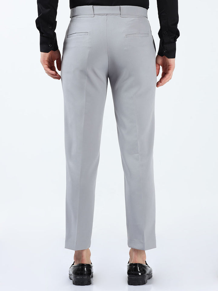 Casual Aluminium Premium Two-Way Beltless Formal Pant For Men's