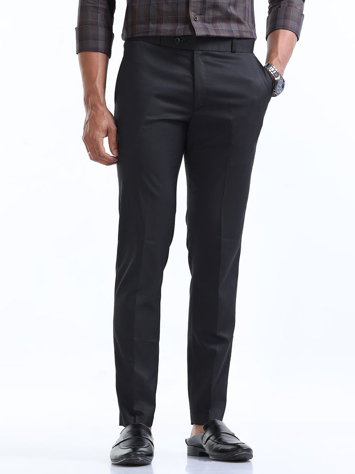 Men's Premium Two-Way Black Formal Pant