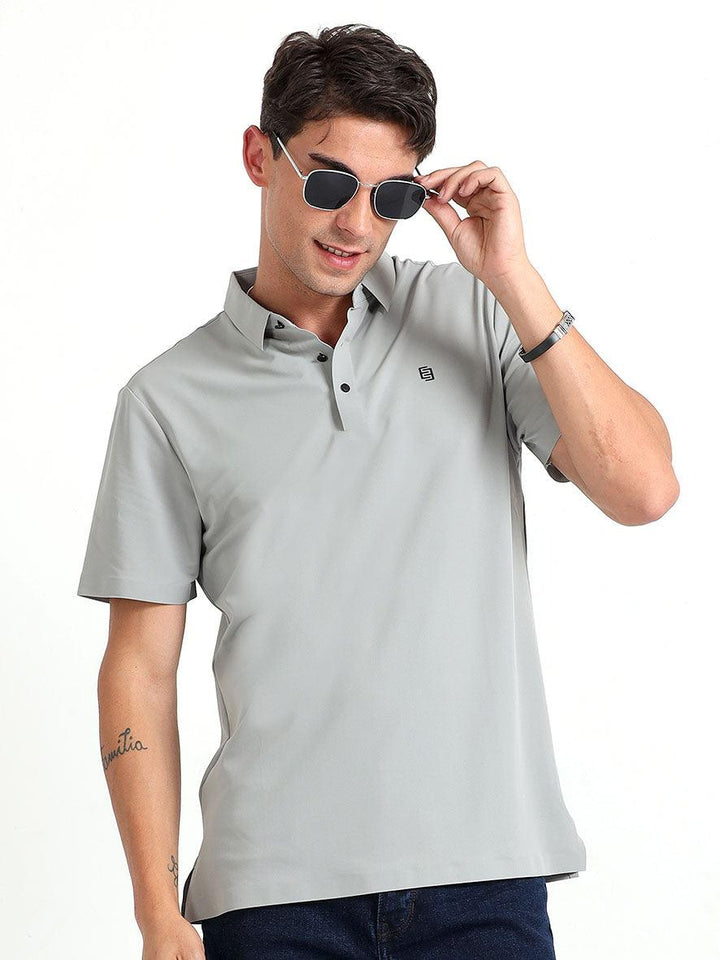 Polo T-Shirt - Light Gray - Espanshe