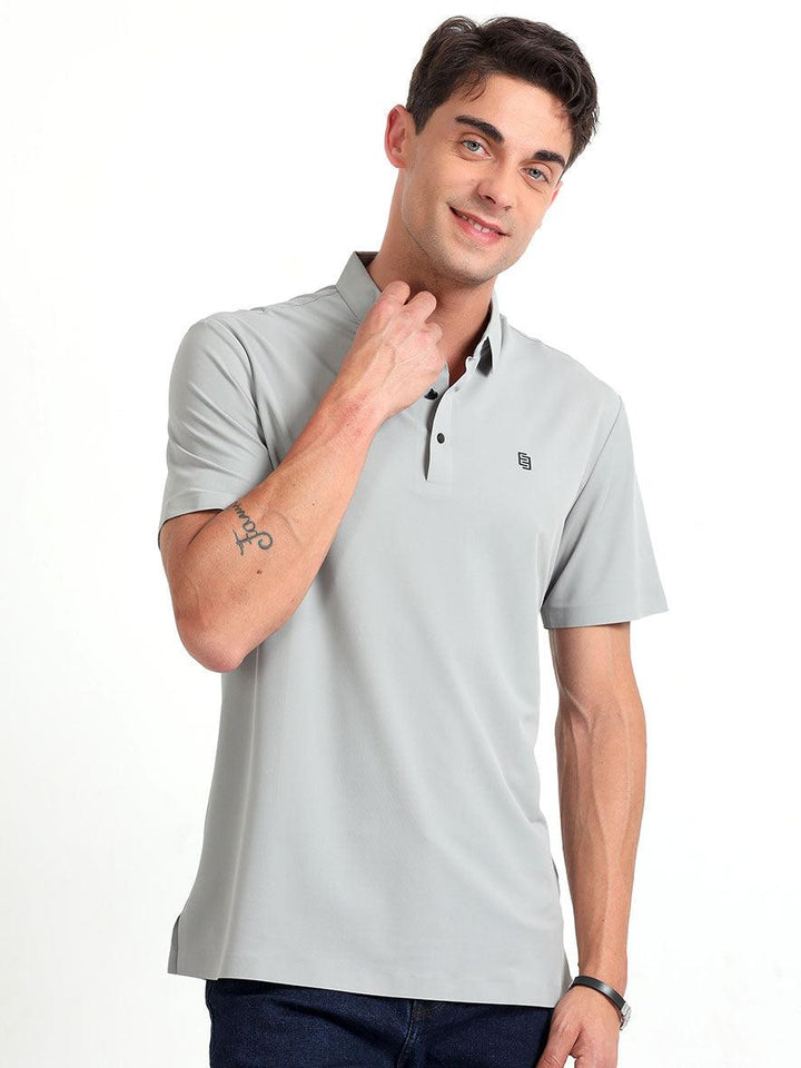 Polo T-Shirt - Light Gray - Espanshe