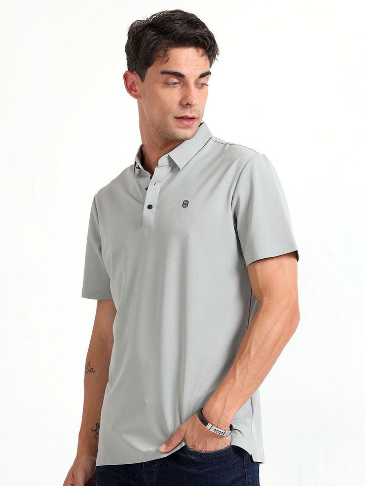 Polo T-Shirt - Light Gray - Espanshe